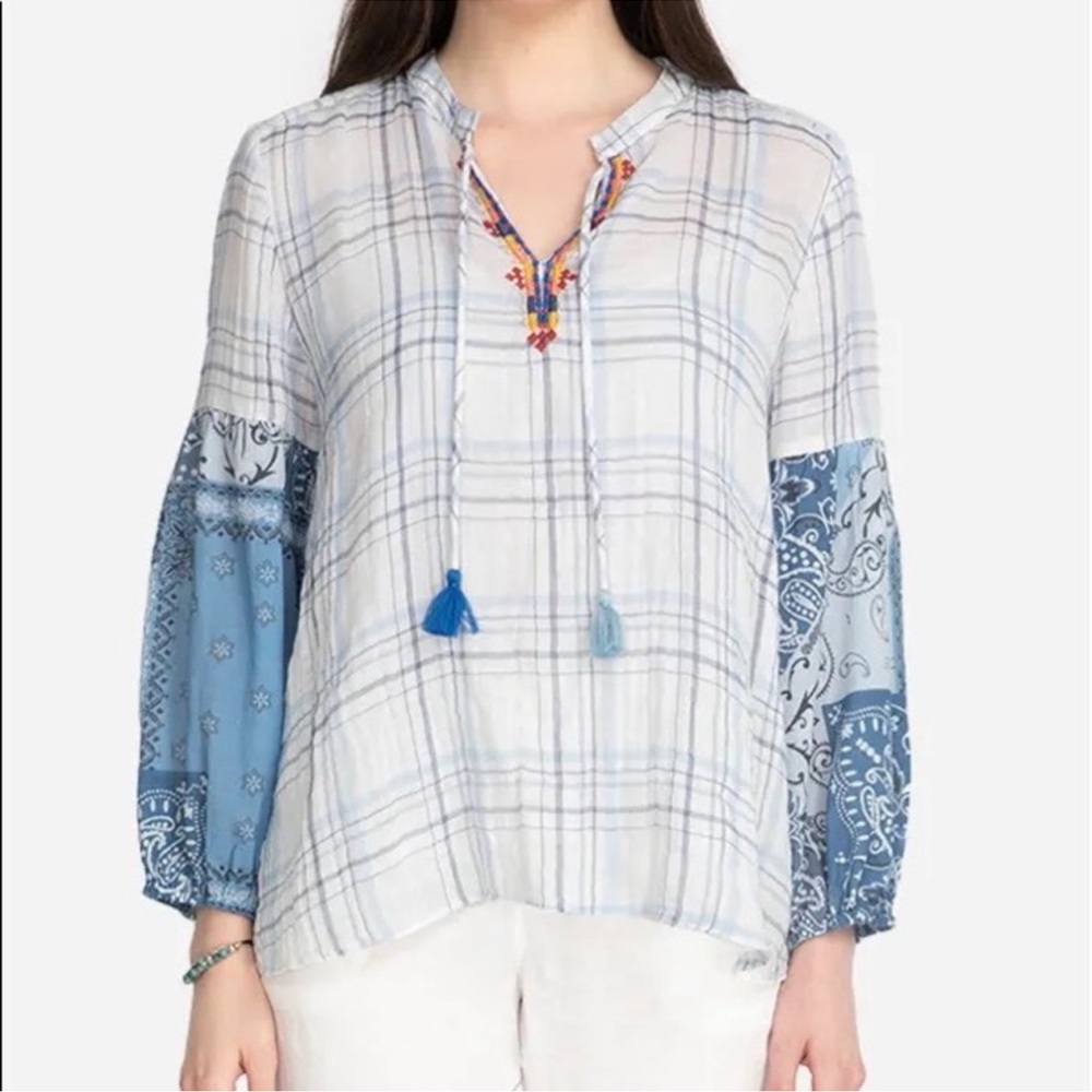 NWT Johnny Was Effortless Peasant Blouse - Picture 4 of 8